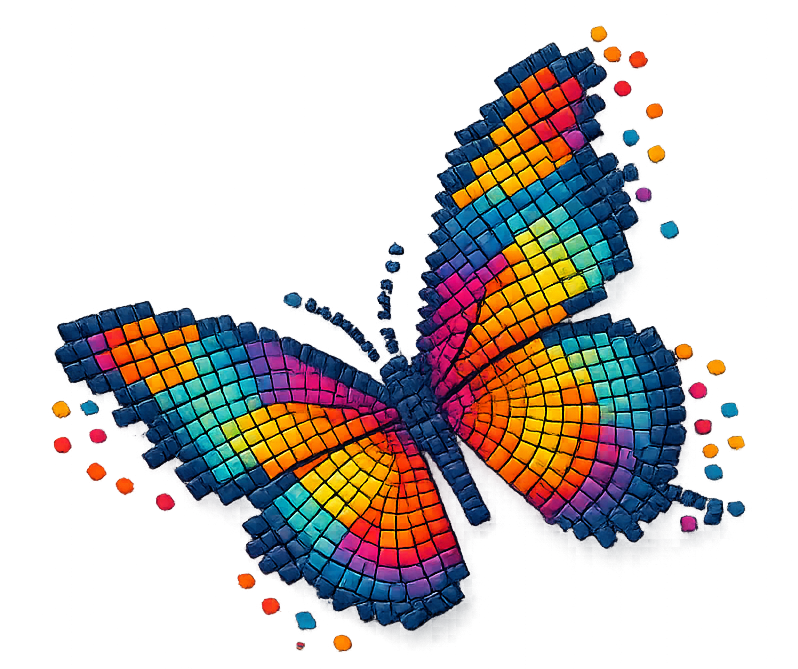 Pili Pala Crafts butterfly logo